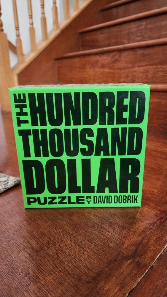 The Hundred Thousand Dollar Puzzle