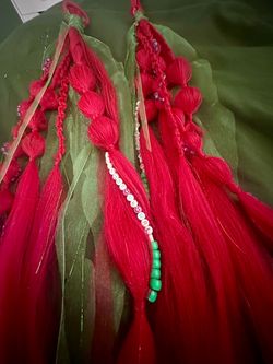 Handmade Mermaid Bubble Braid Hair Extensions - "Part of Your World" (22") – Brand New!