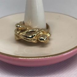 Vintage 1970’s 14 Kt Gold Plated Kama- Sutra Ring Size 9 New Conditions 