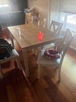 Free table with chairs