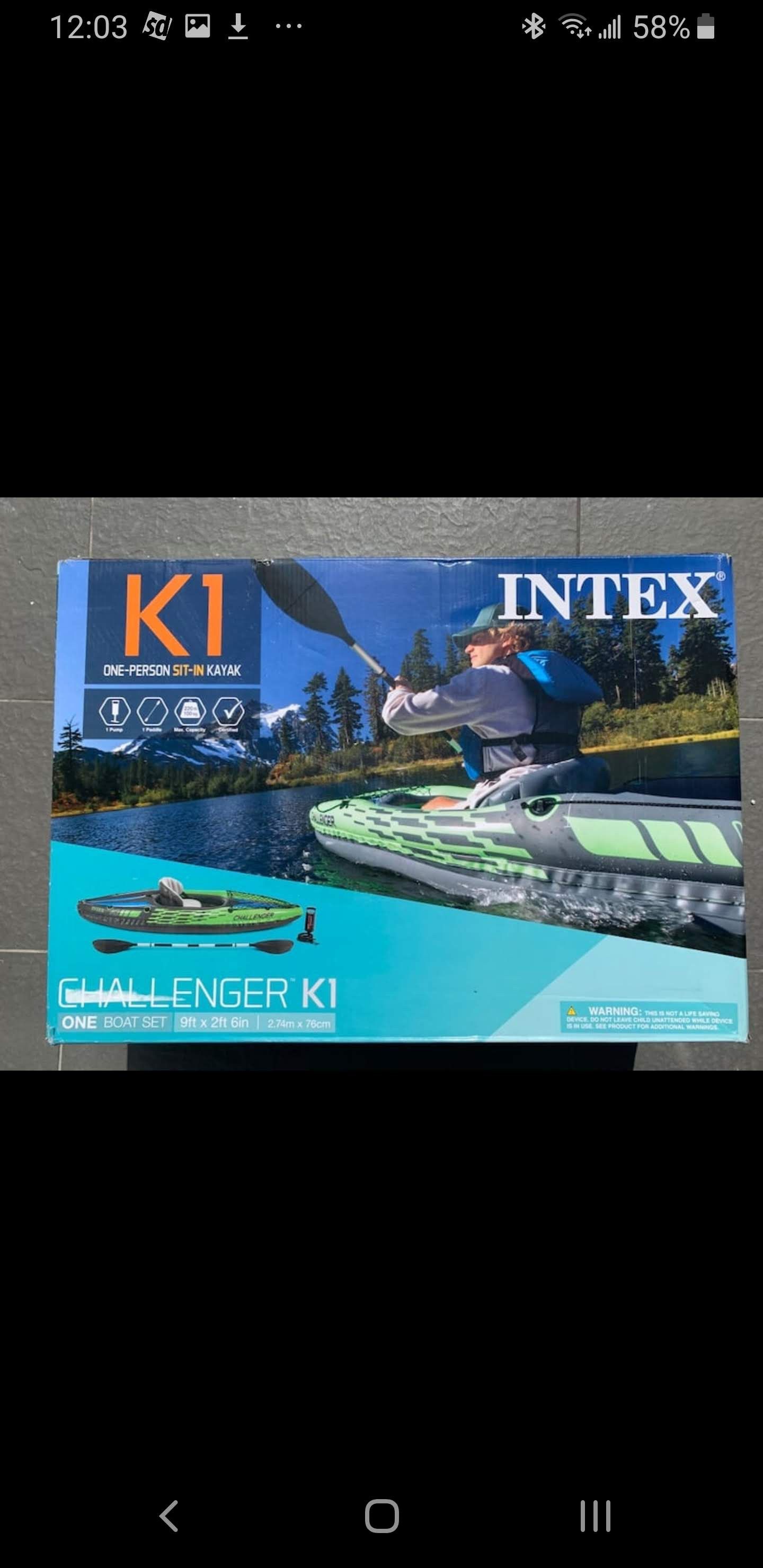 K1 Kayak multiple in hand