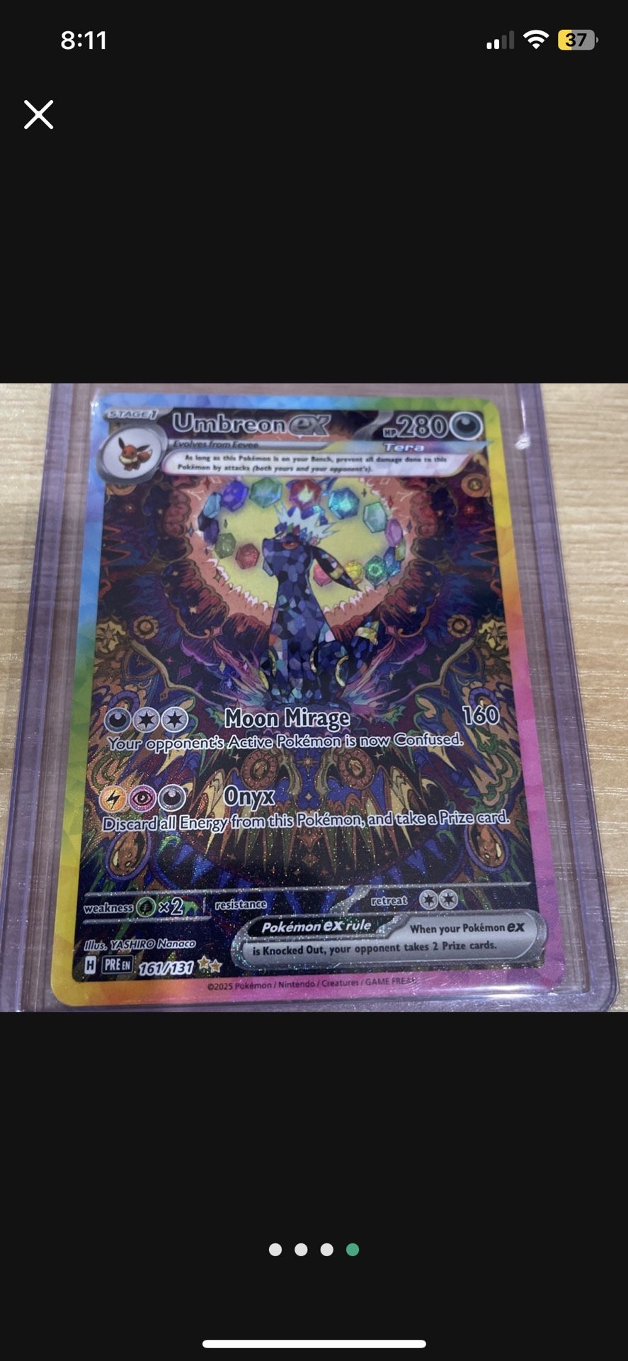 Umbreon EX 2025
