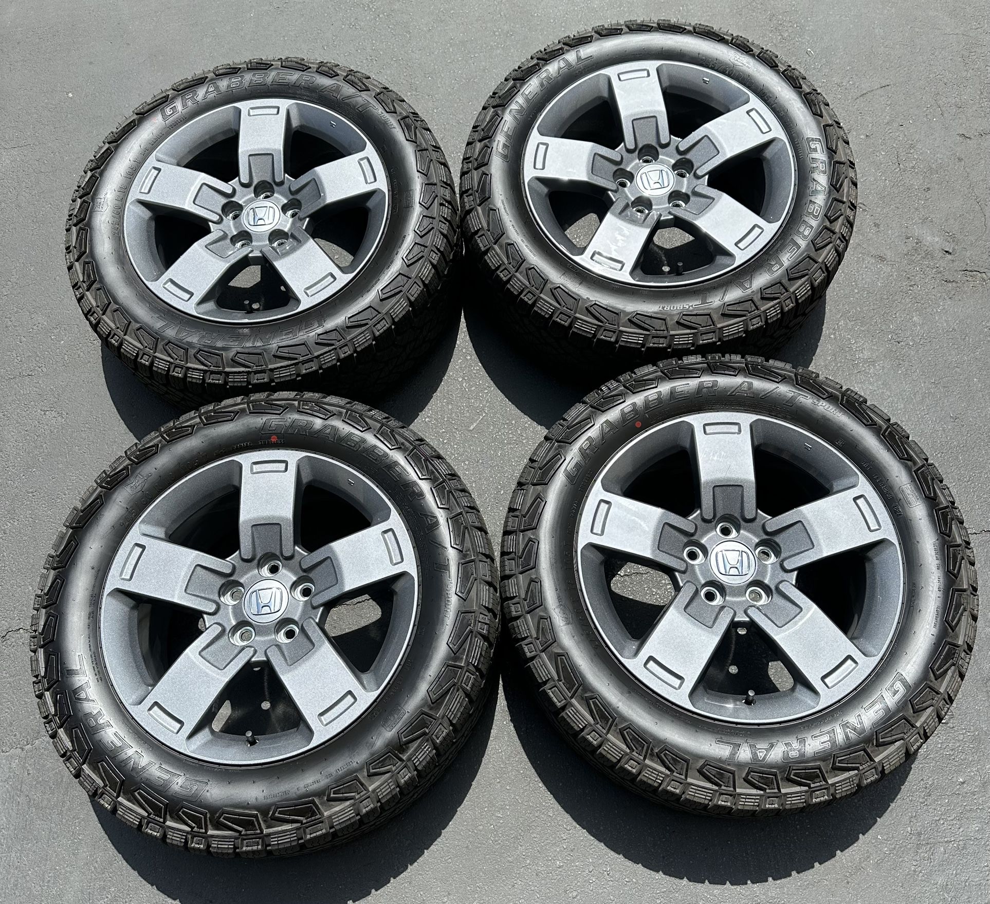 18” Honda Ridgeline Factory Wheels And Tires New Pilot