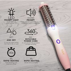 BRAND NEW IN BOX K&K Professional thermal brush - Curling Iron Brush 