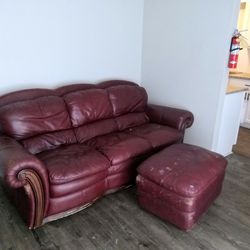 Free Couch, Dresser, and Allswell Full Size Mattress 