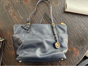 Navy Blue Michael Kors Purse