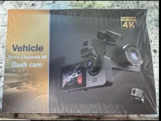 🔥 BRAND NEW 4K 3-Channel Dash Cam – Factory Sealed 🔥
