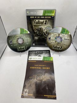 Fallout 3 GOTY Edition Xbox 360 2-Discs Complete in Box with Manual