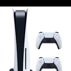 Used PS5 For Sale With 2 Controllers Works Perfect 