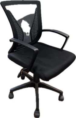 Black mesh office chair in good used condition.