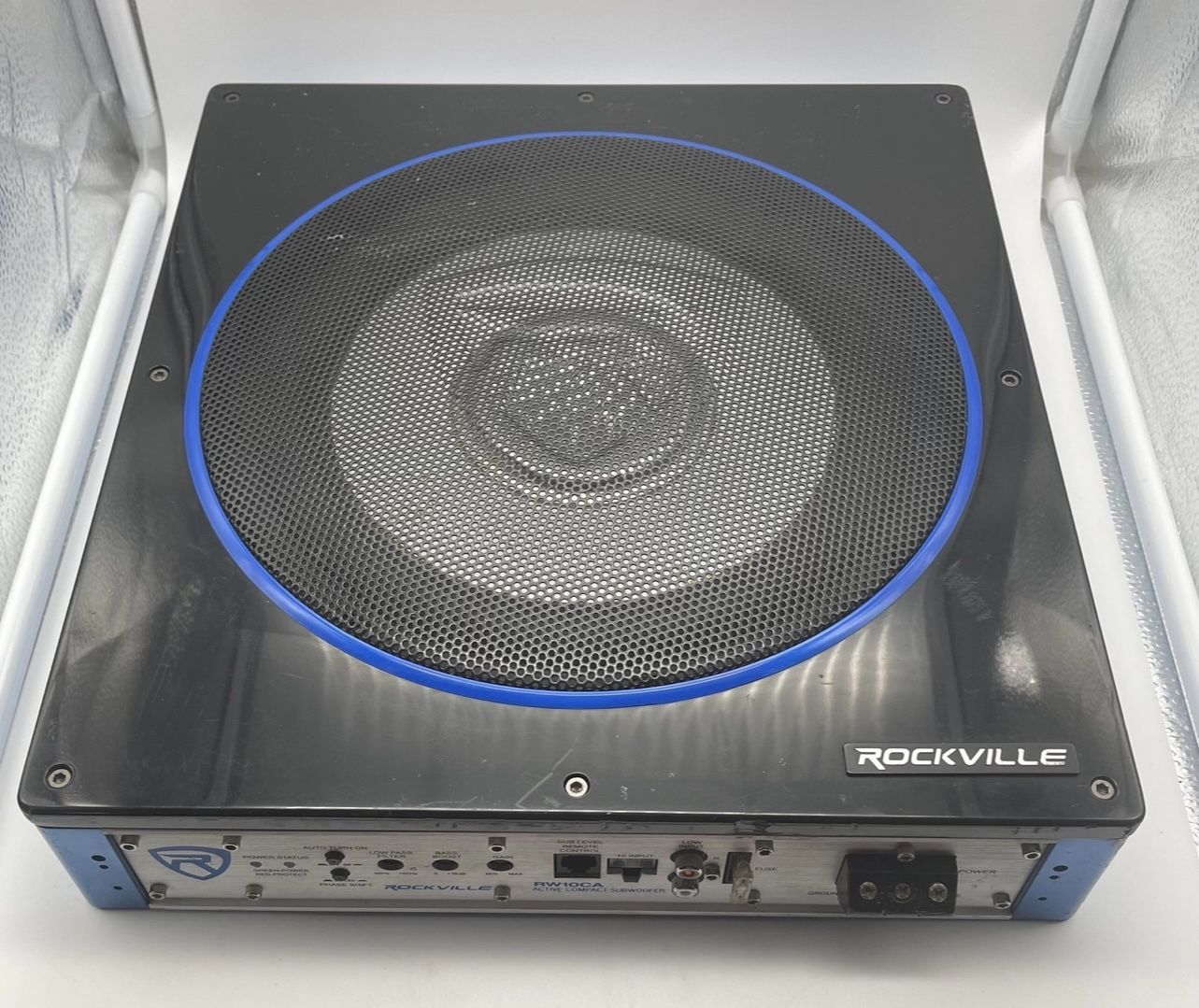 Rockville RW10CA 10 800w Powered Under Passenger Seat Subwoofer