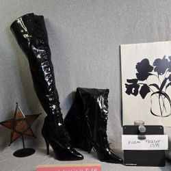 Pleaser Hip-High "Tower of Power" Stiletto Boots 