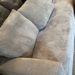 Sofá Couch New Grey Convertible Nuevo