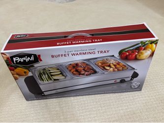 🧫 NEW Parini Buffet Warming Tray 3 Pan