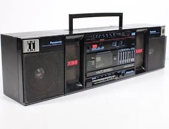 Vintage 1980's Panasonic RX-C38 Boombox  AM/FM Cassette 