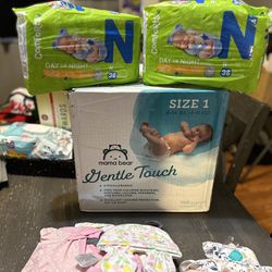 Brand New Size Nb And 1 Diapers..
