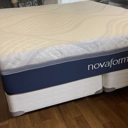 California King Sizes Foam Mattress Set Novaform