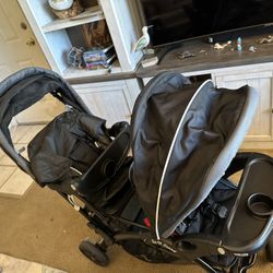 Sit And Stand Double Stroller