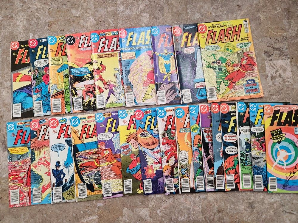 Bronze Age Flash Comic Book Lot