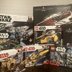 Lego Star Wars Lot - builds, minifigures, and sealed sets