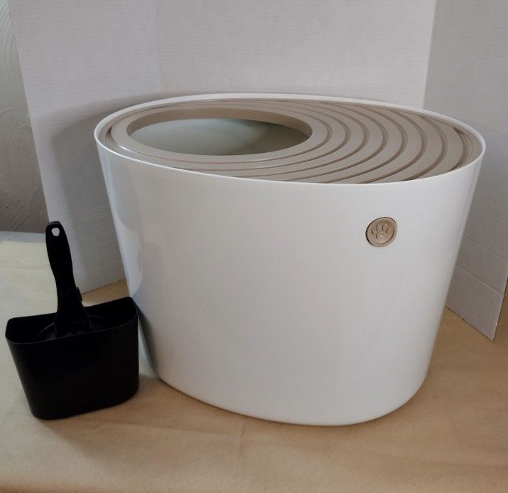 IRIS USA Top-Entry Cat Litter Box
