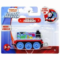 THOMAS & FRIENDS TRACK MASTER PUSH ALONG METAL ENGINE paint splat
