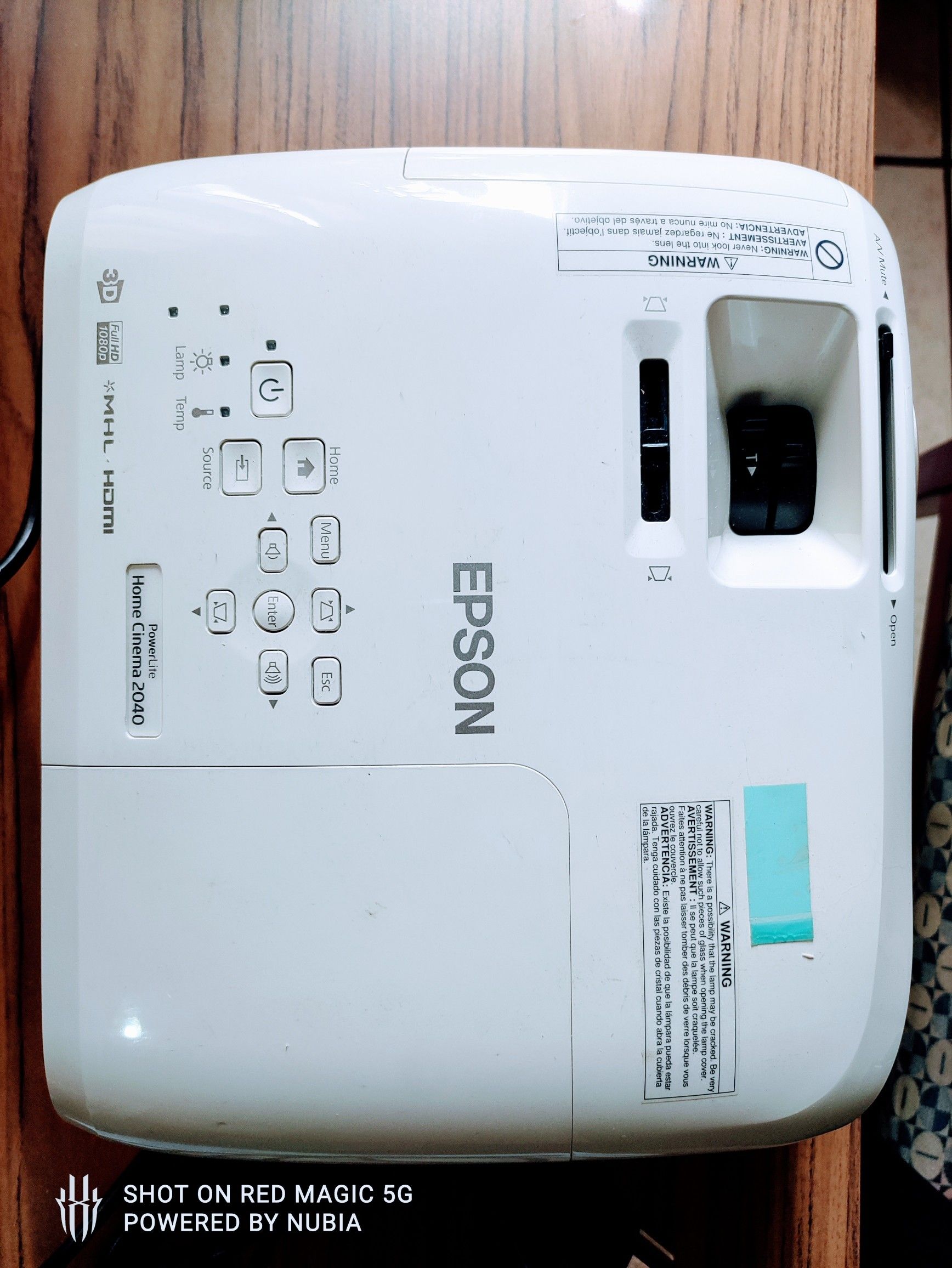 Epson PowerLite Home Cinema 2040 Projector
