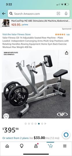 Valor seated online row machine