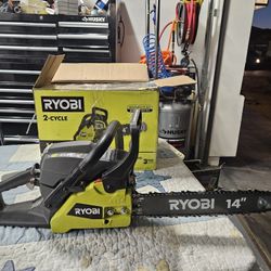 14" Ryobi Chainsaw Like New