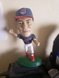 David Justice 90's Baseball Action figure Indians 6"