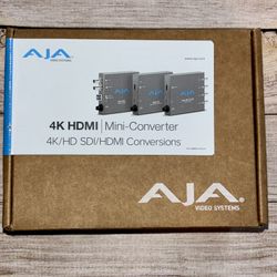 AJA HI5-12G-R0 Hi5-12G 12G-SDI to HDMI 2.0 Mini-Converter NIB