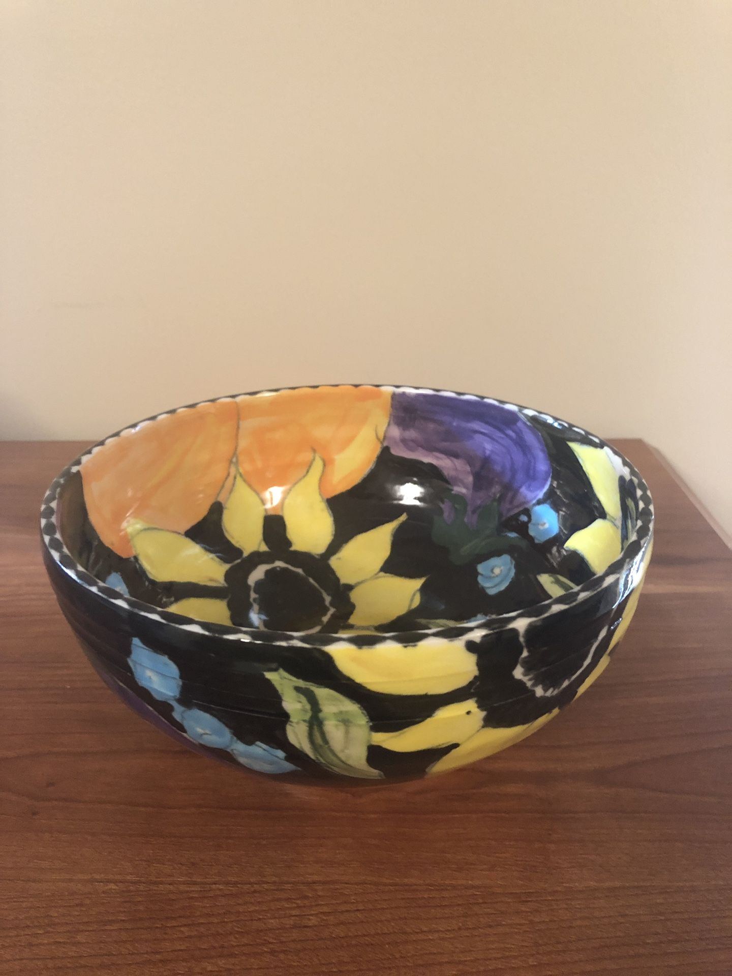 Hand made colorful bowl