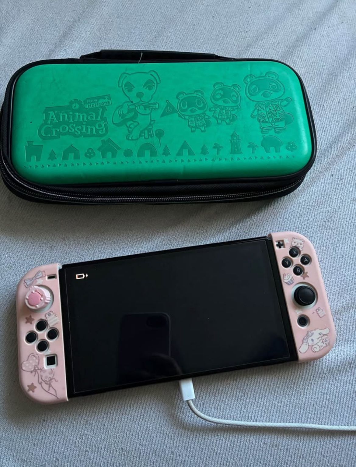 New OLED NINTENDO SWITCH WITH DOCK, ACCESSORIES & GAMES.