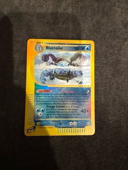 2002 Blastoise Holo Pokémon Card 100 HP