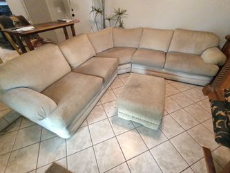 Gold 3 Piece Sectional Couch Custom Made