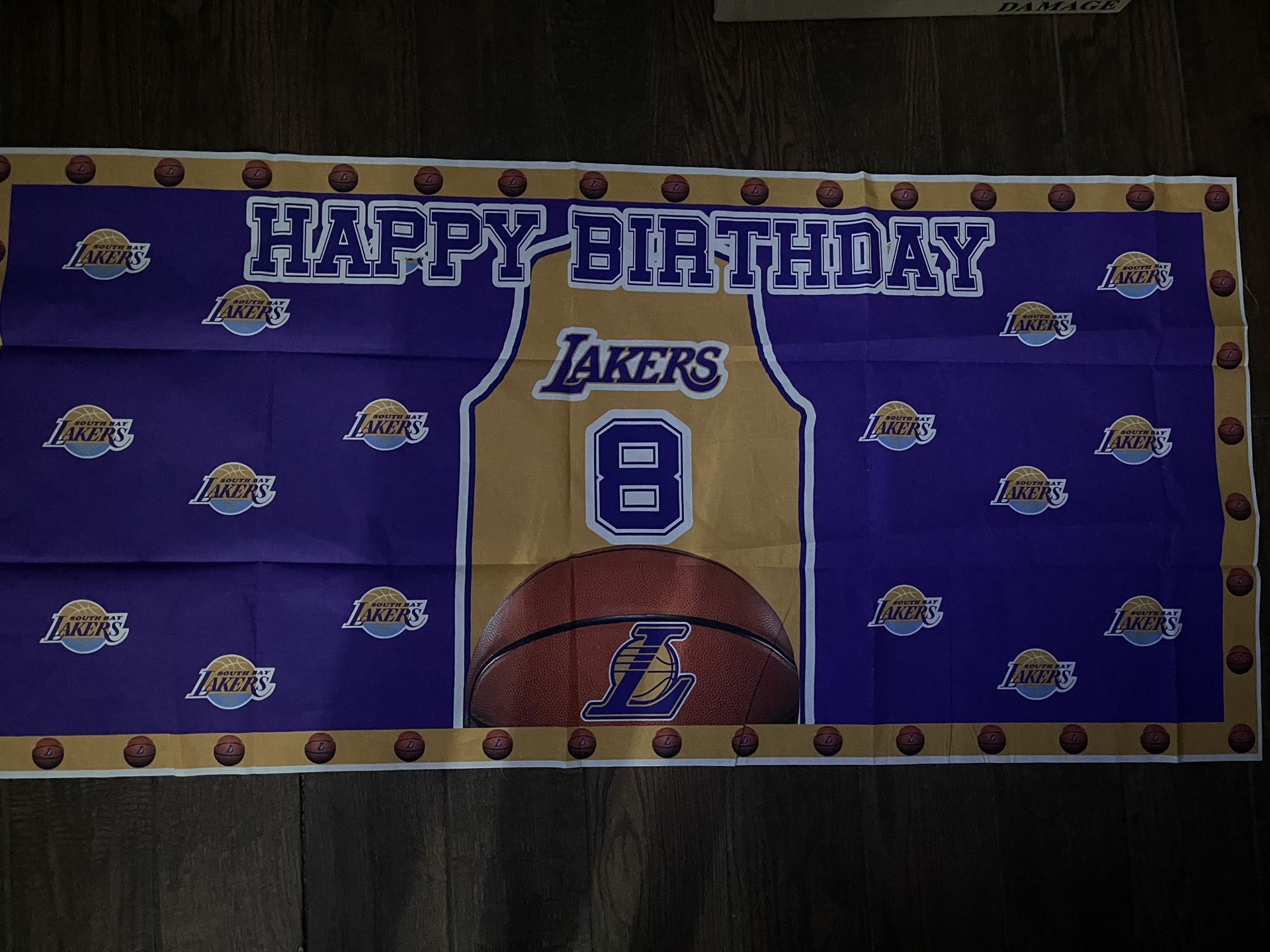 Lakers Birthday Supplies
