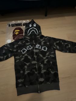 BAPE Shark Full-Zip Camo Hoodie