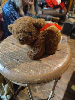 Steiff Tier 081255 Drolly Teddybär 19 x 22 cm. Top Zustand