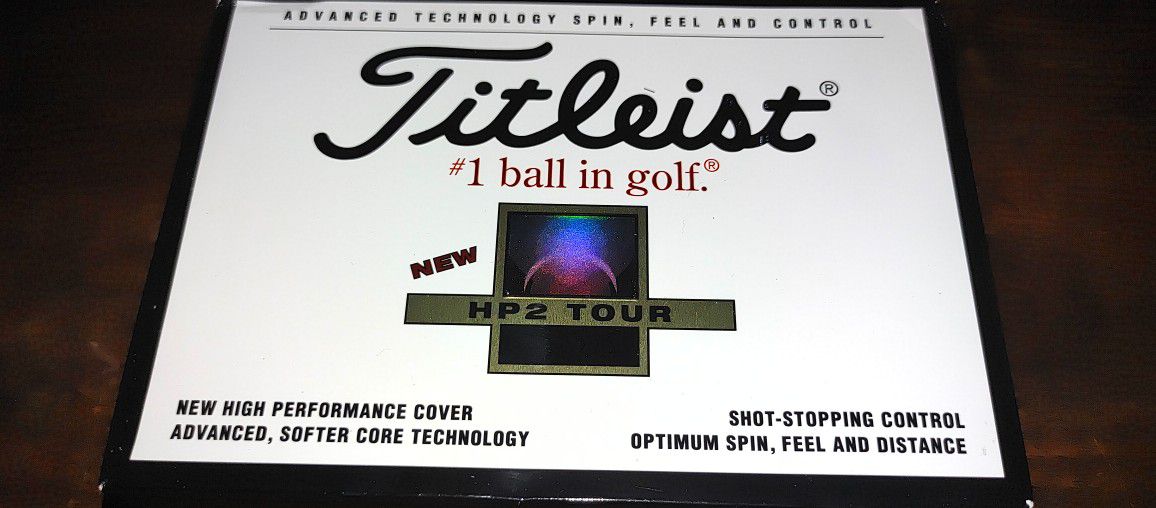 NIB, Titleist HP2 Tour Golf Balls