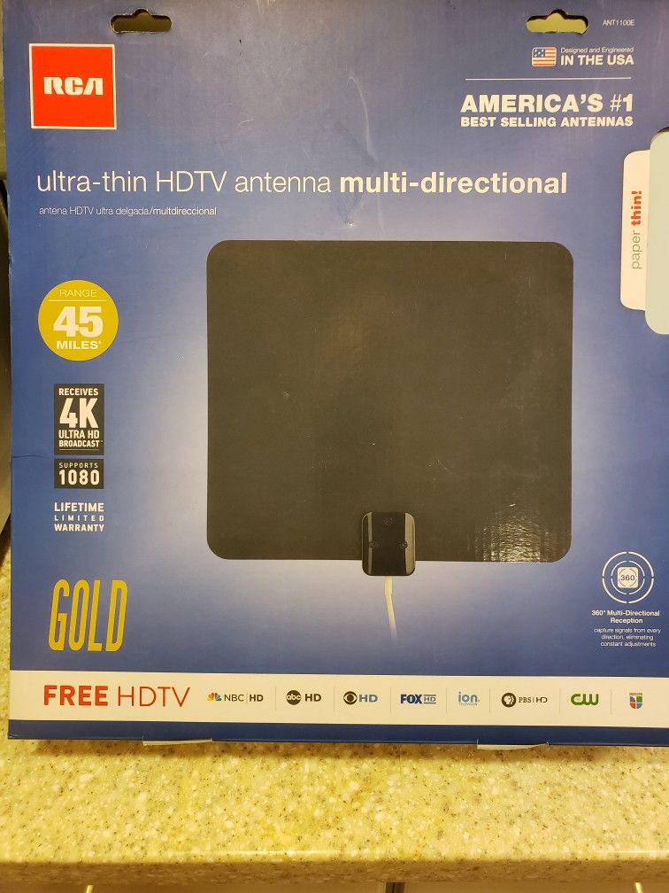 RCA.     HDTV.    Antenna