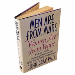 Men Are from Mars Women Are from Venus by John Gray Relationship Guide Book 1992 8x5"