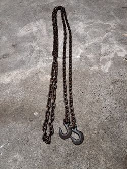 Cadena De 22" Pulgadas Bastante Gruesa Para Jalones O Lebantar Cosas Pesadas