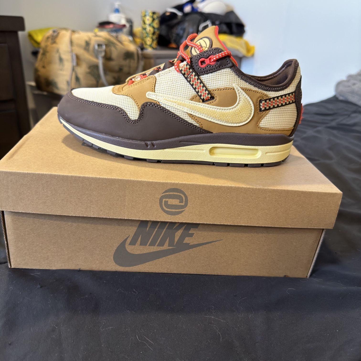 Nike Air max 1 Travis Scott Cactus jack Baroque Brown for Sale in 
