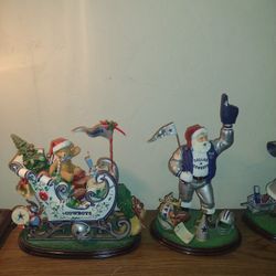 26 Piece Dallas Cowboys Porcelain Collection By GARY  PATTERSON Danbury Mint 