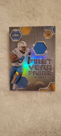 Topps Chrome Tre Harris III First Year Fabric RC