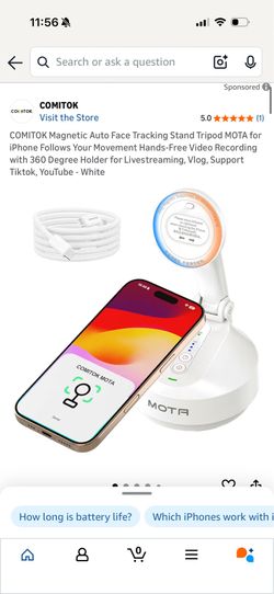 Face tracking phone stand