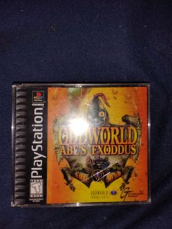Oddworld Abe's Exoddus PS1 Game