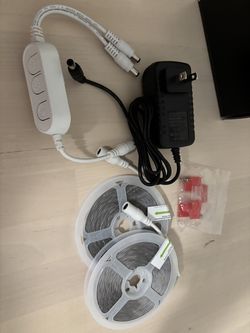 dalattin WIFI White LED Strip Lights, 40ft Dimmable Super Bright 24V Led Tape, Work with Alexa and Google Assistant, Timer Schedule 6500K 720 LEDs Lig