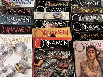 Issues Of Ornament Magazines, 20 Years Old, Perfect Condition