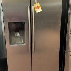 SAMSUNG FRIDGE With warranty ACT FAST RS25J500DSR/AA 🌟🌟